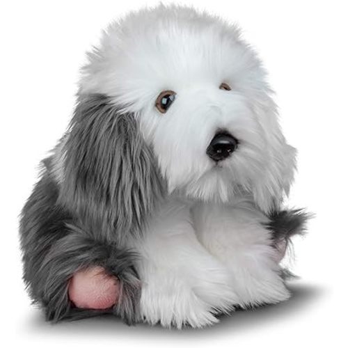Tobar Animigos World of Nature Sheepdog Soft Plush Toy, 37570, White