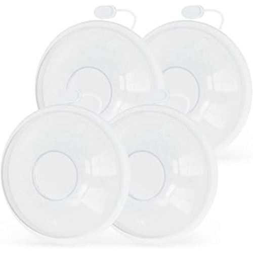 Milk Collectors for Breastfeeding Breast Milk Collector Milk Catcher for Breastfeeding BPA-Free Post Partum Essentials Breast Feeding Essentials (1oz/30ml, 4 Counts)