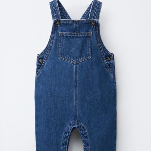 DENIM OVERALLS - Mid-blue | ZARA United States