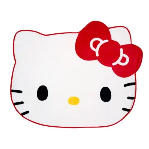 Sanrio Face-Shaped Throw Blanket
