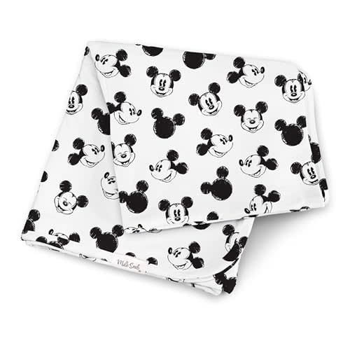 Milk Snob Disney Baby Boy/Girl Swaddle Blanket, Soft Receiving, Security and Play, Toddler Infant NewbornBedding, Baby Shower, Baby Registry Gift (Mickey Mouse Sketch) 34 * 34 inches
