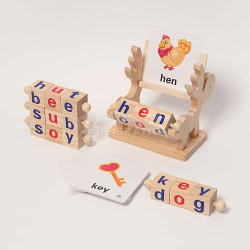 Montessori Spin and Spell Set - Learn to Spell Through Play!