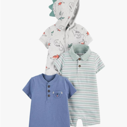 Simple Joys by Carter's baby-boys 3-pack Rompers