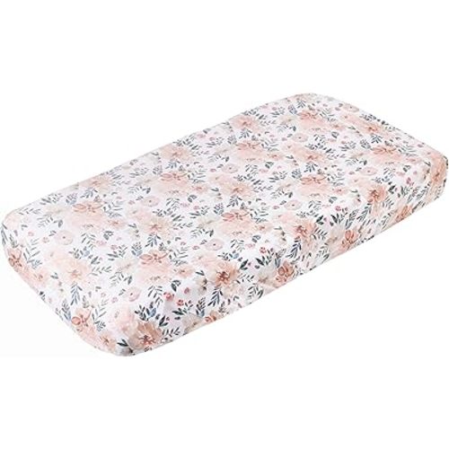 Copper Pearl Premium Knit Changing Pad Cover Soft, Stylish, and Universal Fit for All Standard Diaper Changing Pads, Trendy Design Changing Pad Covers, Autumn