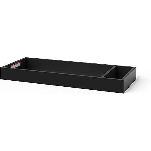 Child Craft Universal Changing Table Topper, Convert Dresser into a Changing Table Surface, Securely Attaches, Non-Toxic, Baby Safe Finish (Ebony)