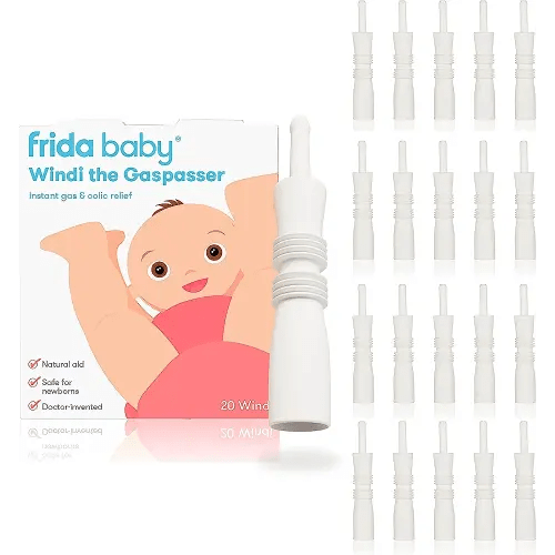 Frida Baby Windi Gas Passer | Baby Gas Relief and Colic Baby Relief, Baby Constipation Relief | 10 Count (Pack of 2)