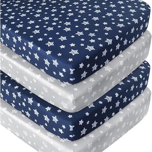 Crib Sheets 4 Pack