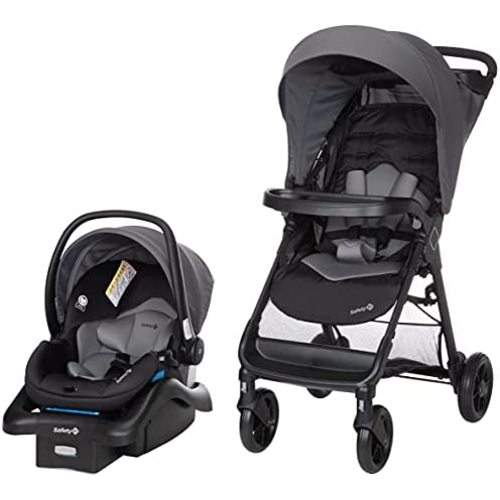 Safety 1st Smooth Ride Travel System with OnBoard 35 LT Infant Car Seat, Monument
