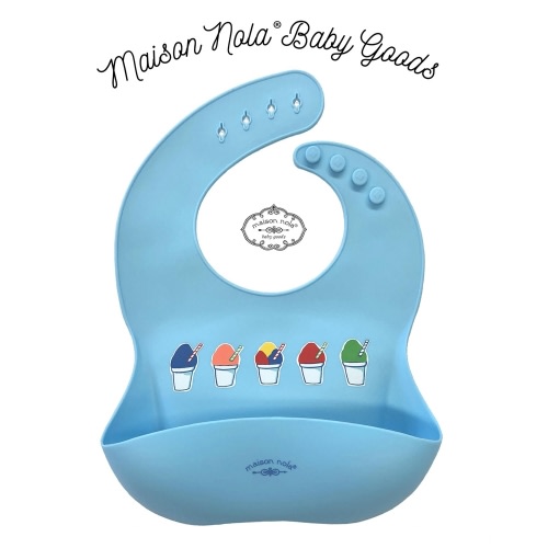 Snowball Silicone Bib | Maison Nola