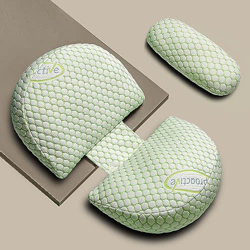 doarhoo Pregnancy Pillows for Sleeping, Soft Pregnancy Pillow Side Sleeper with Detachable and Adjustable Pillow Cover, Maternity Body Pillow for Pregnancy Belly/Back Support