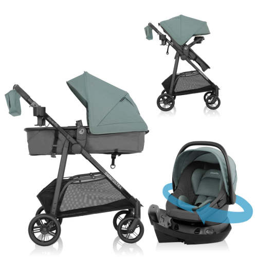Omni Ultra Travel System with Revolve180 LiteMax NXT Rotational Infant Car Seat