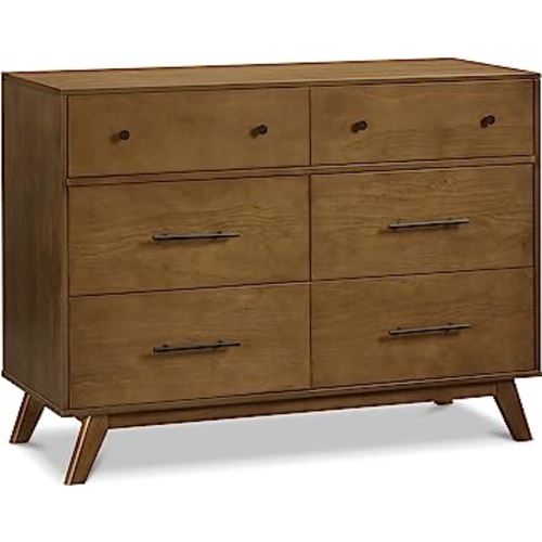 DaVinci Otto 6-Drawer Double Dresser in Walnut