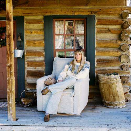 Sheepskin Linen | Flynn | Swivel Nursery Recliner | Oilo™ Studio