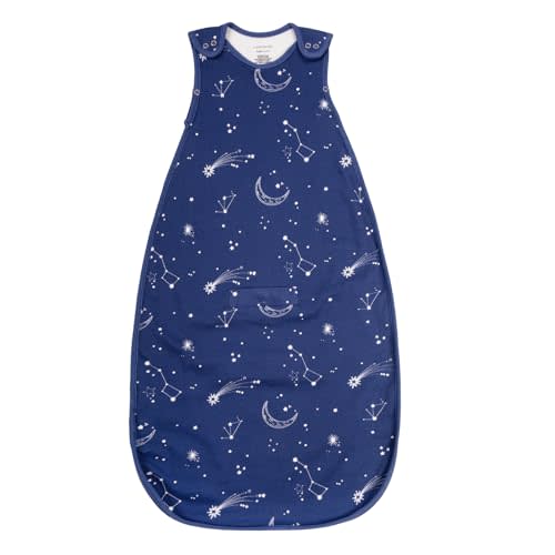 Merino Wool & Cotton Sleep Sack 2-Way Zipper Adjustable Universal Size Sleeping Bag for Baby Year-round Use