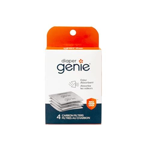 Playtex Carbon Filter Refill Tray for Diaper Genie Diaper Pails, White (Pack of 2)