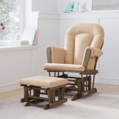 Tranquil Nursery Glider and Ottoman, Cocoa Bean