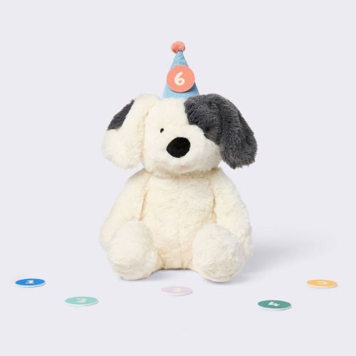 Milestone Plush - Dog - 7pc - Cloud Island™: Emotional Development, Baby Learning Toys
