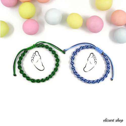 Anklets for identical twin babies, set of 2 bracelets, baby shower gift, matching anklets, newborn anklets, twin girl, twin boy, twins gift