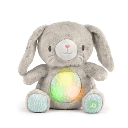 Ingenuity Heart to Hugs Sylvi Bunny Soothing Plush Toy, Grey, For Ages 0 Months +
