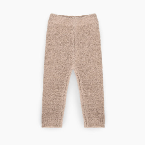 7AM Enfant Fuzzy Leggings - Pecan, 0-3 M