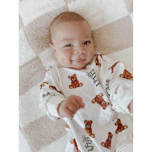 Jesus Loves You Beary Much Bubble Jumpsuit – OUR HOUSE ABOVE