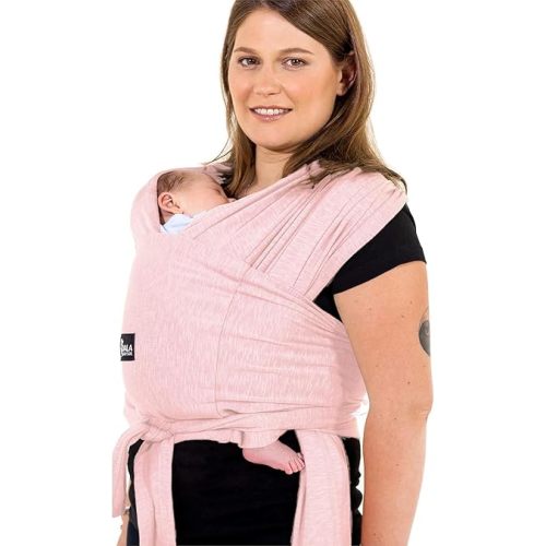 Koala Babycare Baby Carrier Wrap, Adjustable and Easyt-to-Wear As a T-Shirt - Baby Wearing Wrap One Size Fits All - Unisex Infant Wrap Carrier Up to 22lbs