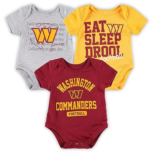 Outerstuff Newborn & Infant/NFL Eat Sleep Drool Football Three-Piece Bodysuit Set