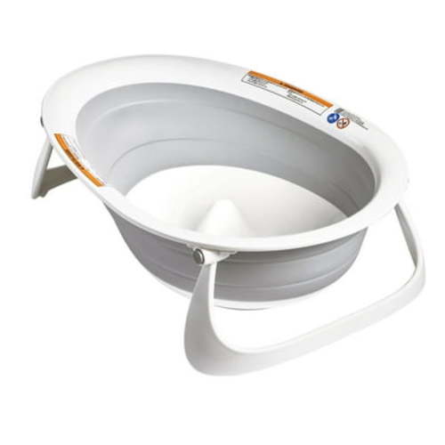Boon Naked 2-Position Collapsible Baby Bathtub, Gray (B11199)