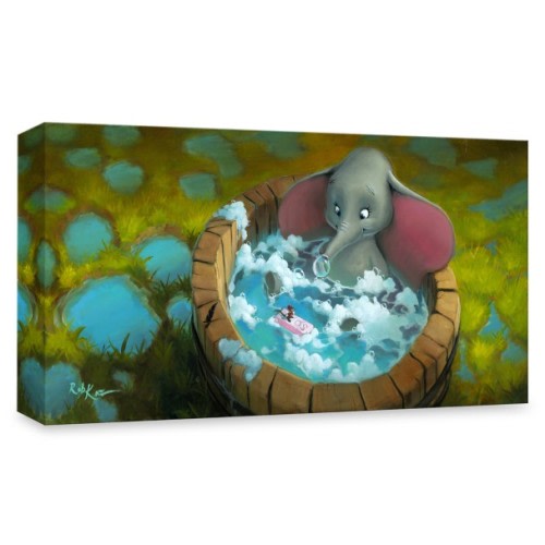 Dumbo and Timothy Mouse ''Good Clean Fun'' by Rob Kaz Canvas Artwork – Limited Edition | Disney Store