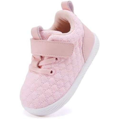 BMCiTYBM Baby Girl Shoes Breathable Mesh Walking Shoes Lightweight Non-Slip Sneakers First Walkers 12 18 24 Month