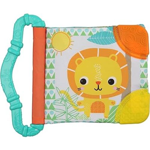 Bright Starts Teethe & Read Soft Book Toy, Ages 3 months +, Style May Vary