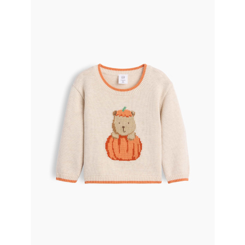 Baby Brannan Bear Pumpkin Sweater