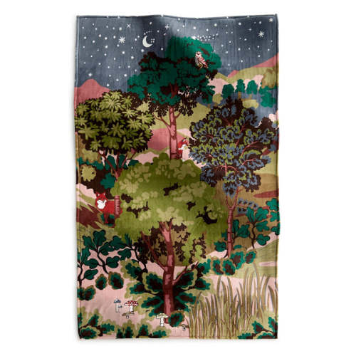 Plush Throw Blanket - Serene Forest