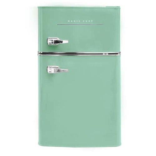 Retro 3.2 cu. ft. 2-Door Mini Fridge in Mint Green