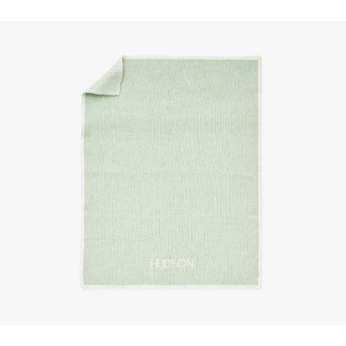 Border Baby Blanket - Sage
