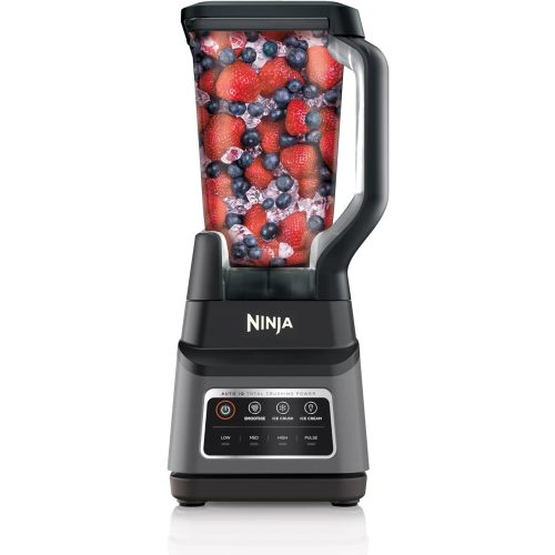 Ninja Professional Plus Blender | Max Power Smoothie Blender, Ice Cream Maker, Frozen Drink Mixer & Margarita Machine | 3 Auto IQ™ Presets, 1400 W, 72oz Total Crushing Pitcher | Dark Grey, BN701