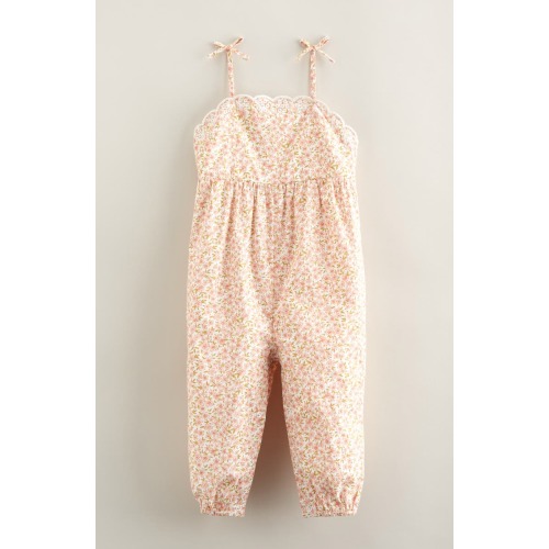 Scalloped Floral Romper