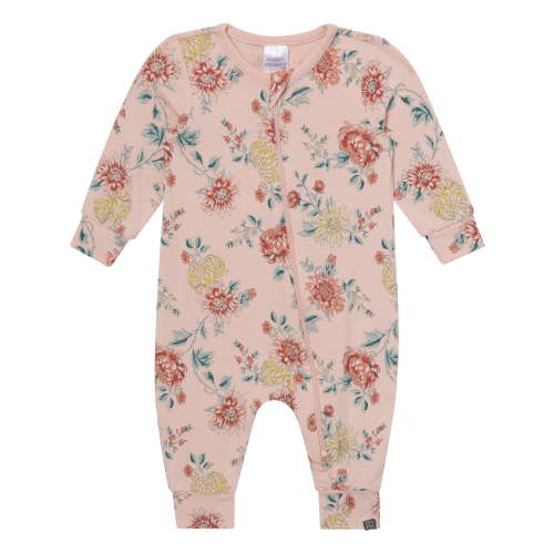 Modern Moments by Gerber Neutral Two-Way Zip Viscose Coverall, Sizes Newborn - 24 Months
