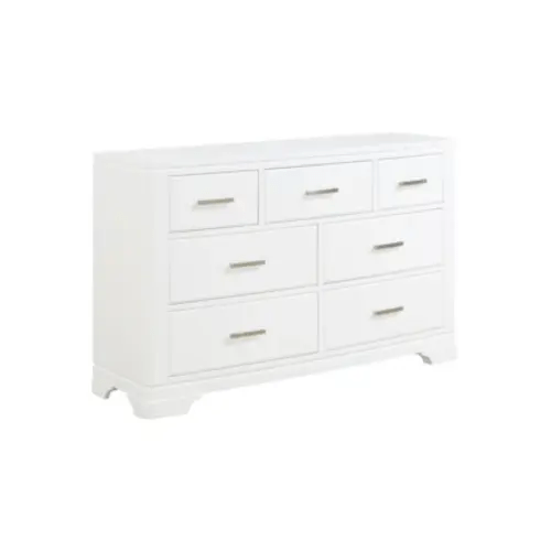 Harley White 7-Drawer Dresser | Living Spaces