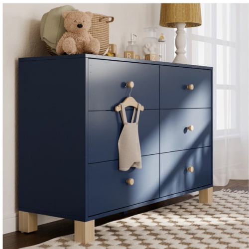 Storkcraft California 6 Drawer Double Dresser