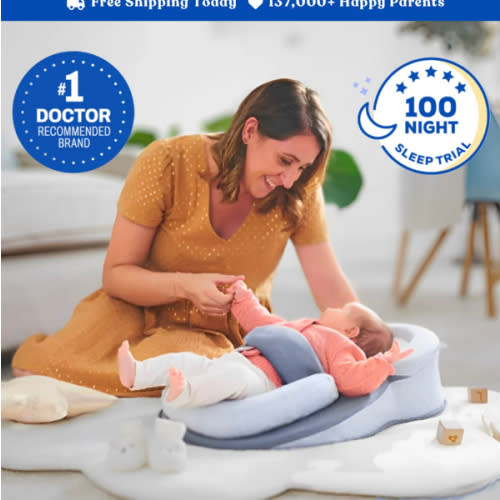 Original RestNest® - Acid Reflux & Colic Relief Baby Bed | Newborns 0- – Keesley