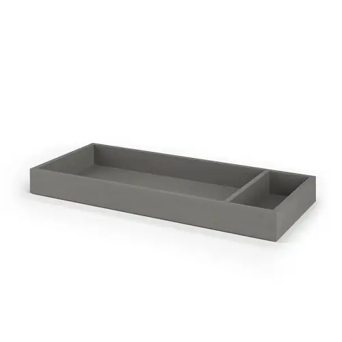 Child Craft Universal Changing Table Topper, Convert Dresser into a Changing Table Surface, Securely Attaches, Non-Toxic, Baby Safe Finish (Lunar Gray)
