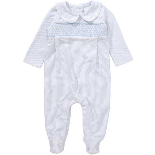 Edgehill Collection Baby Boys Long-Sleeve Stripe Footie Coverall