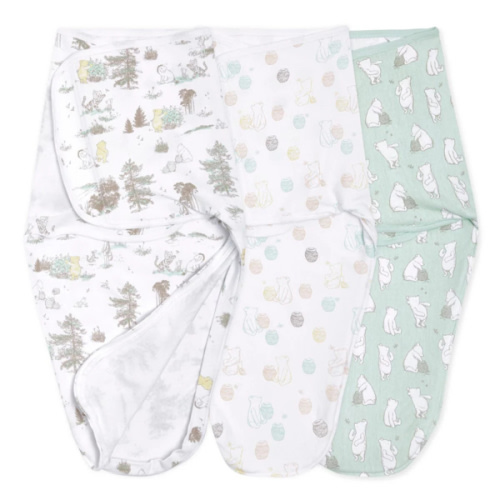 aden + anais Winnie The Pooh Cotton Easy Swaddle 0-3M