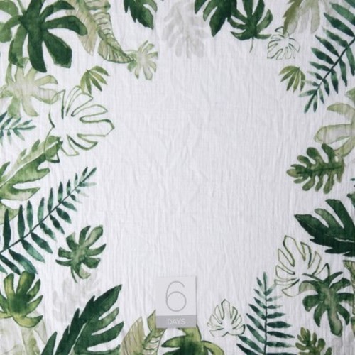 Little Unicorn Photo Blanket, Color: Tropical Leaf