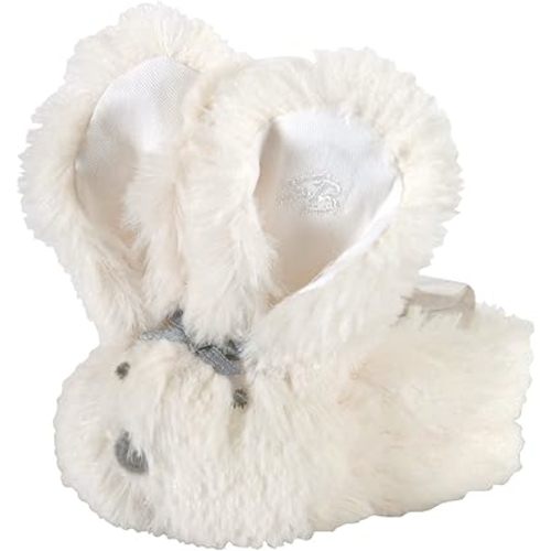 Stephan Baby Shaggy Plush Bunnie Comfort Toy and Boo Cube, Cream