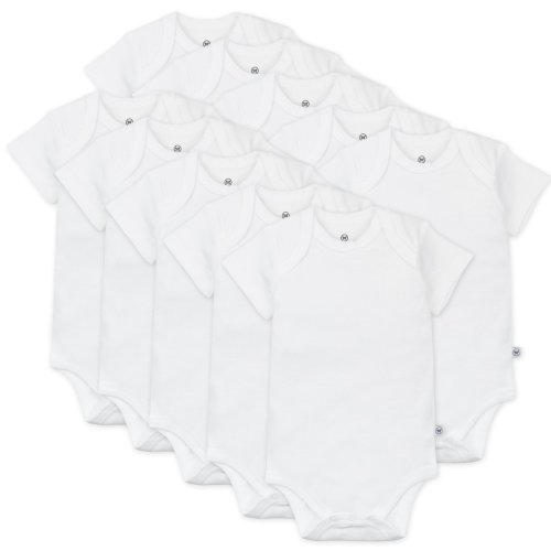 10-Pack Honestly Pure Organic Cotton Short Sleeve Bodysuits – Honest Baby Clothing