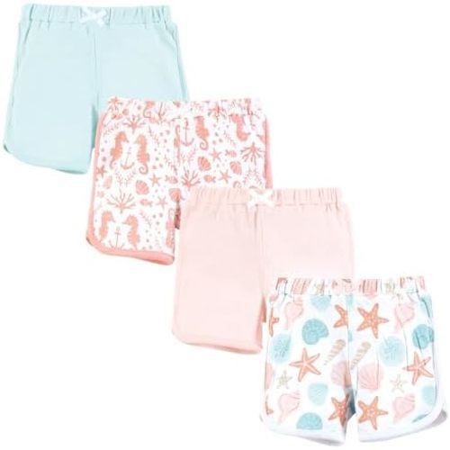 Hudson Baby Unisex Baby Shorts Bottoms 4-Pack
