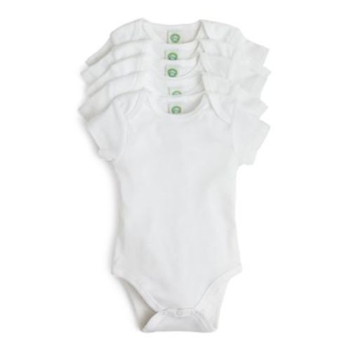 Unisex Basic Bodysuit, 5 Pack - Baby
