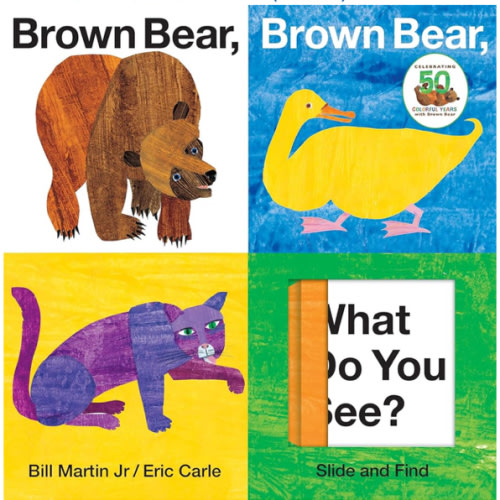 Brown Bear, Brown Bear, What Do You See? Slide and Find: An interactive board book edition of the classic Eric Carle picture book (Brown Bear and Friends)